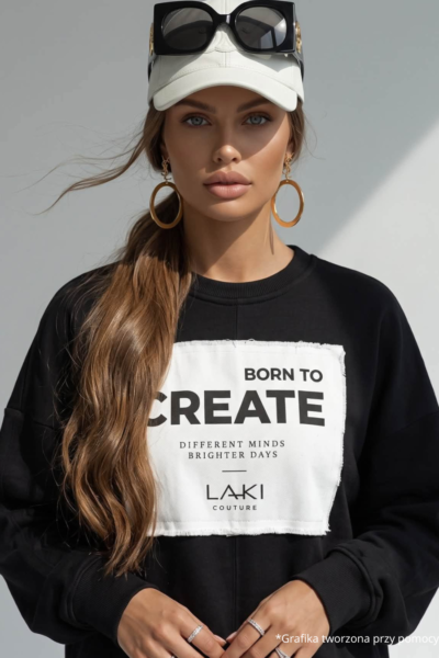 Bluza "BORN TO CREATE" Laki